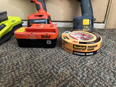 CORDLESS DRILLS, GLOVES AND MORE