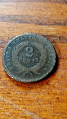 LOT 41 - CIVIL WAR 2 CENT COIN