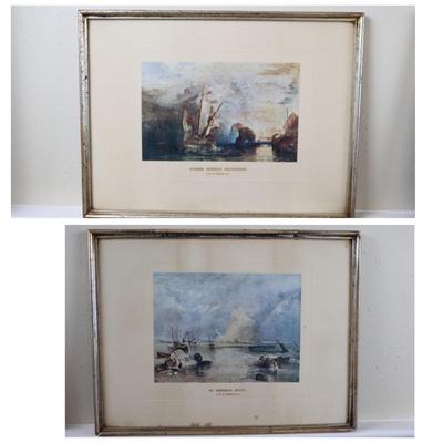 Framed Ulysses Deriding Polyphemus & St. Michael's Mount, J. M. W. Turner, 1859