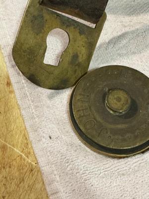 Vintage Belts & Buckle, Bullet Molds, Oil Tin