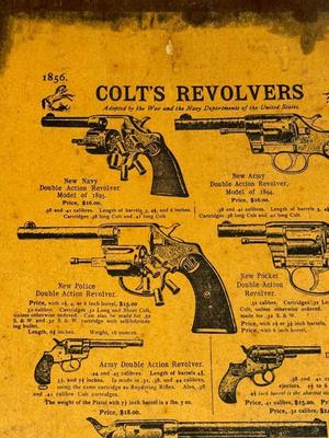 Decoupage Colt's Revolvers Picture #307