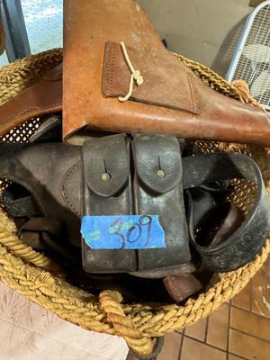 Vintage Leather Holster's Large Lot