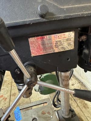 Drill, Vise and Grinder