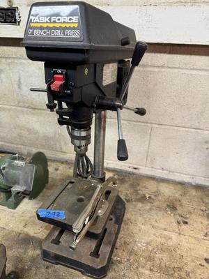 Drill, Vise and Grinder