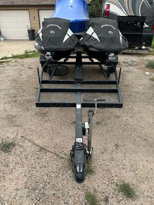 TWO 2013 SEA-DOO JET SKIS WITH TRAILER