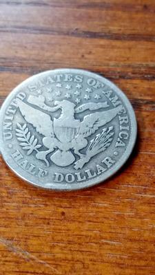 LOT 57 - 1909 BARBER HALF DOLLAR