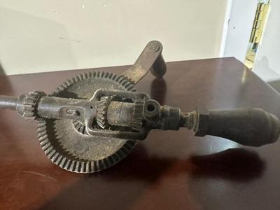Lot of vintage tool and drill bits and knife