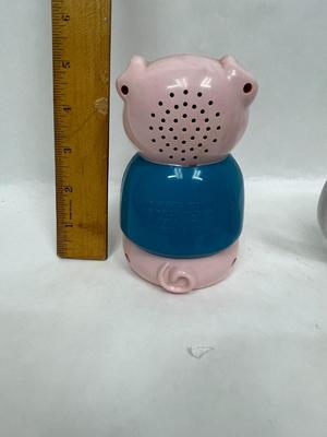 Pig Decor Lot - When Pigs Fly Figurine, Pig Candle