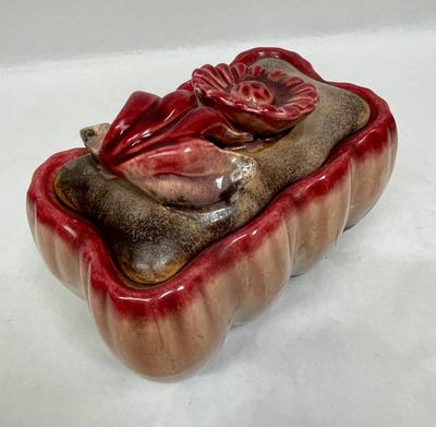 Ceramic Pottery Lidded Casserole