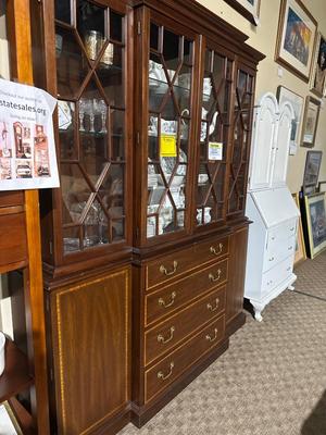 Hinkle -Hams solid wood dining hutch