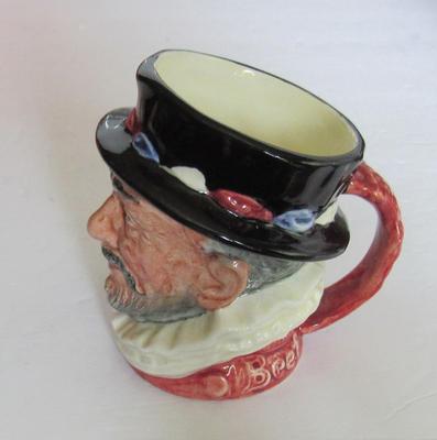 Vintage Royal Doulton Toby Mug, Beefeater, Old Green Mark