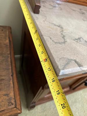 Eastlake Style Marble Top Washstand