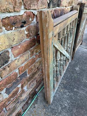Vintage Cypress Porch Doors