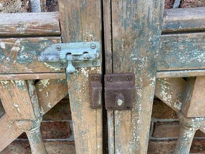 Vintage Cypress Porch Doors