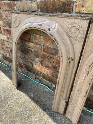 Antique Cast Iron Fireplace Covers