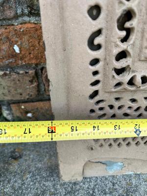 Antique Cast Iron Fireplace Covers