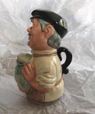 Older Royal Doulton Small Pitcher, Albert Sagger The Potter, 1985