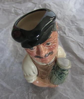 Older Royal Doulton Small Pitcher, Albert Sagger The Potter, 1985