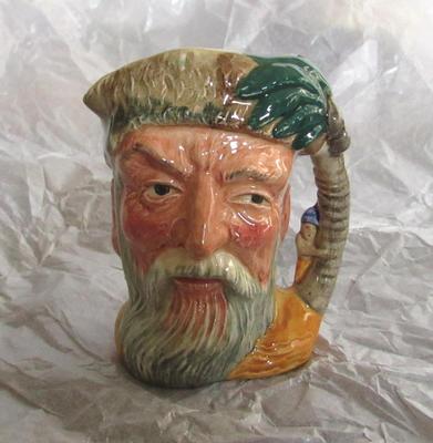 Older Royal Doulton Toby Mug, Robinson Crusoe, 1959 Green Mark