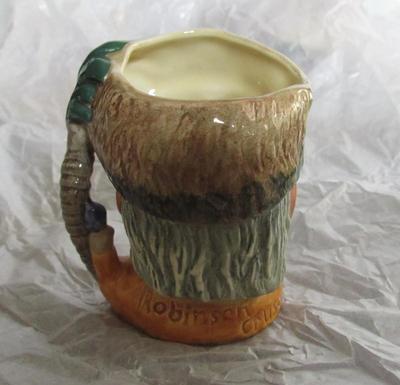 Older Royal Doulton Toby Mug, Robinson Crusoe, 1959 Green Mark