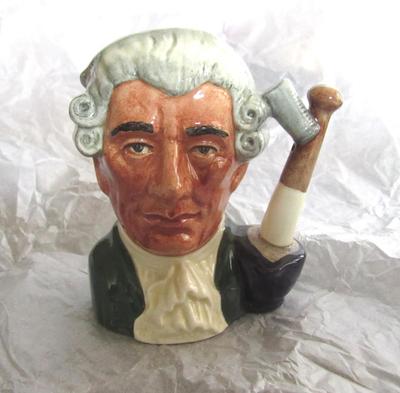 Older Royal Doulton Toby Mug, Apothacary, 1962 Character Jugs From Williamsburg Mark