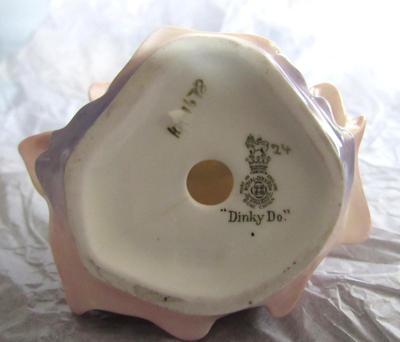 Older Royal Doulton Lady Figurine, Dinky Do, Older Green Mark