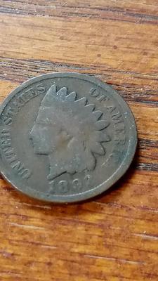 LOT 69 - 1893 INDIAN HEAD PENNY