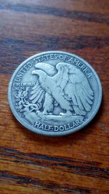 LOT 70 - 1945-D SILVER HALF DOLLAR