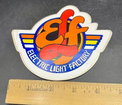 Vintage Electric Light Factory Automotive Equipment Sticker