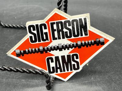 Vintage Sig Erson Cams Automotive Equipment Sticker