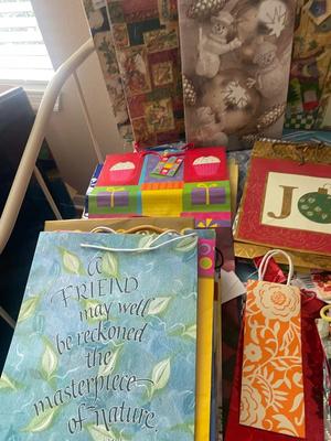 Lot 256 Huge Lot of Gift Bags, etc.