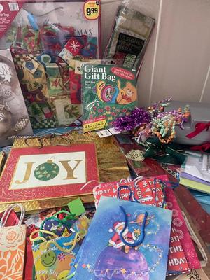 Lot 256 Huge Lot of Gift Bags, etc.