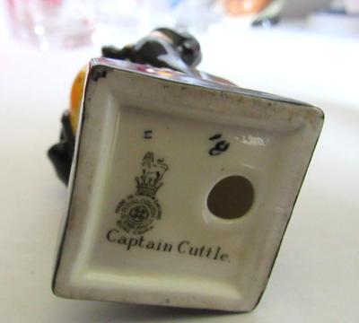 Vintage Royal Doulton Small Figurine, Capt Cuttle