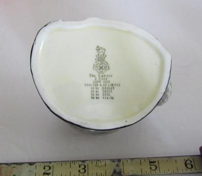 Vintage Royal Doulton Toby Mug, The Lawyer, Older Green Mark