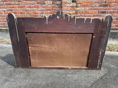 Antique Mantle w/ Mirror