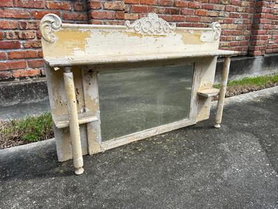 Antique Mantle w/ Mirror