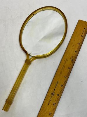 Vintage Hand Held Vanity Mirror - Long Handle