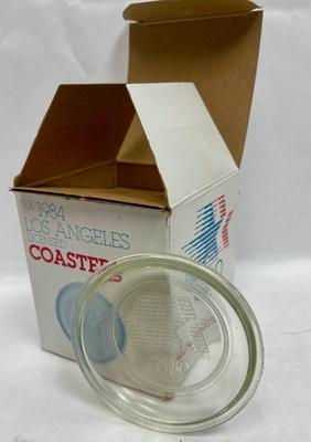 1984 Los Angeles Olympic Glass Coasters
