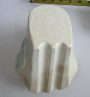 Vintage Baby and Flowers Pottery Planter