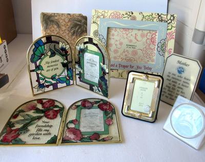 Lot of Decorative Picture Frames and Photo Album