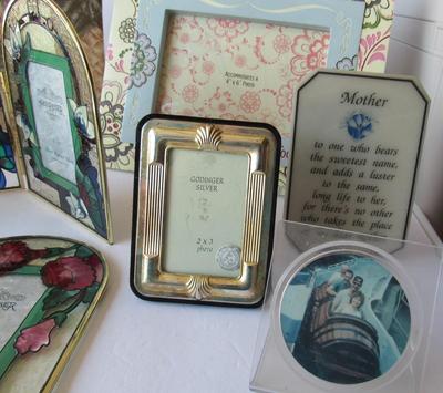 Lot of Decorative Picture Frames and Photo Album
