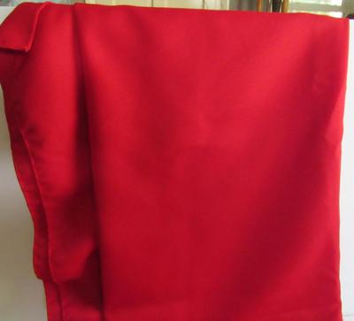 Red Fabric Large Tablecloth