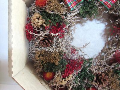 Boxed Floral Wreath