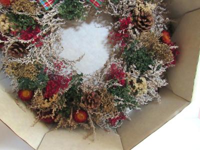 Boxed Floral Wreath