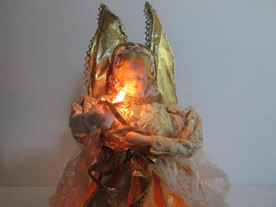 Angel Lighted and Animated Christmas Tree Topper, Works
