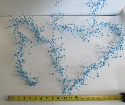 Older Blue Christmas Garland