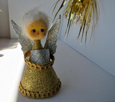 Retro Christmas Kitschy Lot of Decor
