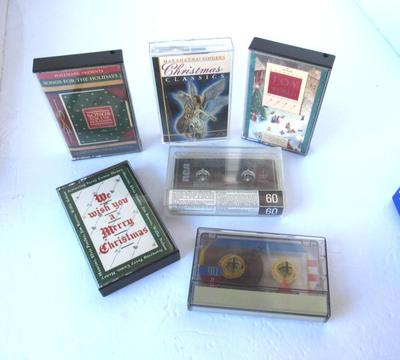 Older Christmas Music Casette Tapes