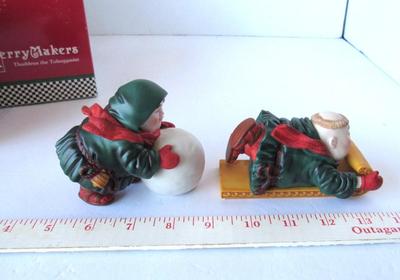 Vintage Dept 56 Merry Maker Monks Figurines