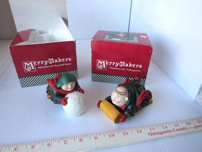 Vintage Dept 56 Merry Maker Monks Figurines